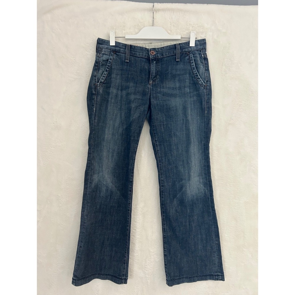 Gap‎ 1969 Limited Edition Bootcut Jeans Womens 10 Regular Dark Wash Made in USA